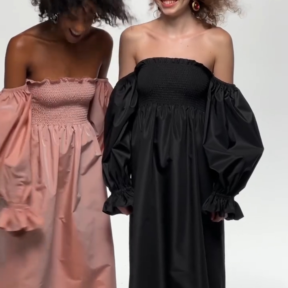 Sleeper Satin Dress Small NWT